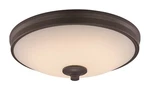 Oil Rubbed Bronze White Opal Glass Led Flush Mount Ceiling Light 11". Fixed Price $47.99.
