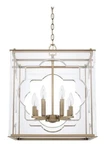 New Capital Lighting 525681AD Pendant, 8-LIGHT 480 Total Watts, Aged Brass. Fixed Price $237.96.