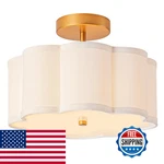 Bargeni Semi Flush Mount Ceiling LIGHT13 Inch Modern Fixture. Fixed Price $79.29.
