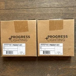 Progress Lighting P860047-031 Lot Of 2 Lens 6" Square Black Trim Bezel. Fixed Price $57.99.