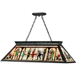 Z-lite KD28 Tiffany Billiard Light Matte Black. Fixed Price $1127.10.