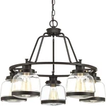 Progress Lighting P400058 Bronze Judson 5-LIGHT 26"W Chandelier. Fixed Price $403.74.