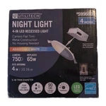 Utilitech Inch Recessed Night Light Model LLEDR4XT/HO/5CCT/ Metal Canless Flat. Fixed Price $24.01.