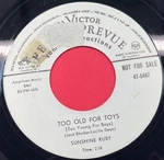 Sunshine Ruby Little Girl Love / Too Old For Toys 45 Vinyl 50S Country Promo. Fixed Price $8.54.