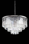 Elegant Lighting 1201D32PN/RC Sydney Pendant Polished Nickel. Fixed Price $2544.00.