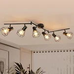 6-LIGHT Track Lighting, Directional Rotatable Ceiling Fixture. Fixed Price $80.88.