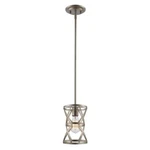 Sphynx 1-LIGHT Antique Silver Leaf Pendant By Trans Globe. Fixed Price $66.79.