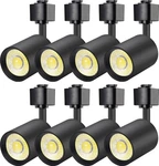 J Type 10W Dimmable Led Track Light Heads - 8 Pack, 3000K Warm White. Fixed Price $130.55.