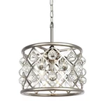 Elegant Lighting 1213D12/RC Madison 12"W Crystal Pendant - Nickel. Fixed Price $409.50.