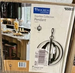 Progress Lighting Equinox Collection Three-light Foyer Pendant, Antique Bronze. Fixed Price $59.76.