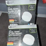 Commercial Electric Led Flush Mount, 6IN, White, Dimmable, Energy Star. Fixed Price $55.00.