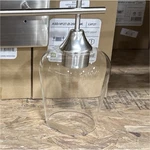 Asd 2-LIGHT Vanity Lighting Nickel Finish Clear Glass E26 Base Modern Wall Mount. Fixed Price $30.00.