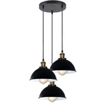 Ledsone 3-HEAD Retro Ceiling Pendant Light 3-WAY Metal Hanging Lamp. Fixed Price $58.49.