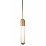 Avenue Lighting HF7301 Nautilus 3"W Mini Pendant - Brass. Fixed Price $595.00.
