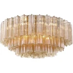 Crystorama ADD-331-AG-AM Addis Flush Mount Aged Brass. Fixed Price $2238.40.