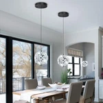 Pendant Lights Kitchen Island Single Head Black Crystal Dining .... Fixed Price $89.47.