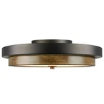 Kira Home Hermosa 14" Modern Semi Flush Mount Ceiling Light Smoked Birch Wood St. Fixed Price $67.60.