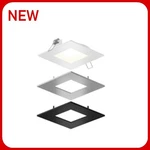 Dals Lighting Ultraslim 4" Square Led Canless R16. Fixed Price $33.98.