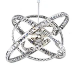 Meerosee Crystal Chandeliers Modern Sphere Orb Globe, Ceiling Light. Fixed Price $79.99.