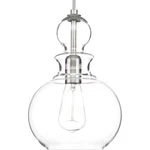 Progress Lighting P5334 Nickel Staunton Single 9"W Mini Pendant. Fixed Price $151.99.