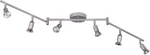 Electric 59351 Payton 6-LIGHT Foldable Track Lighting, Matte Silver. Fixed Price $74.99.