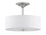 Progress Lighting Linen Dome Led Flush Mount Transitional 45W P350178-009. Fixed Price $34.99.