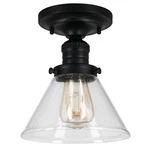 Design House 589069 Augustin 8"W Semi-flush Ceiling Fixture Black. Fixed Price $90.69.