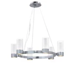 Maxim Lighting 23077CLFTPC/BUL Silo 6-LIGHT 27" Wide Polished Chrome Chandelier. Fixed Price $668.00.