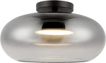 Kuzco Lighting SF62014-BK/SM Trinity Semi-flush Mount, Black With Smoked Glass. Fixed Price $267.20.