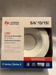Lithonia Lighting 5"/6" White Baffle Recessed Dimmable Led Downlight New. Fixed Price $36.24.