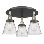 Innovations Lighting 916-3C-10-18 Cone Flush 18"W Black. Fixed Price $415.80.