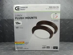 Commercial Elec 13 In. Oil Rubbed Bronze Color Changing Led Ceiling Flush Mount. Fixed Price $22.99.