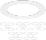 25 Gloss White Goof Trim Ring For 6" Inch Recessed Can Pack,. Fixed Price $47.56.