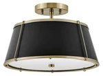 Hinkley Lighting 4893 Clarke 2 15"W Semi-flush Ceiling Brass. Fixed Price $469.00.
