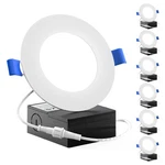 Sunco Pack 4 Inch Led Recessed Lights, Slim Canless Ceiling Lighting, 650 L.... Fixed Price $95.10.