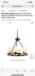 Sea Gull Lighting Ellington 6 Round Chandelier Burnt Sienna Cafe Tint. Fixed Price $62.00.