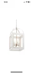 Kichler 52029 Vath 4 Light 16"W Taper Candle Single Pendant - White. Fixed Price $88.00.