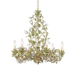 Crystorama Lighting Group 4846 Josie 25"W Crystal - Green. Fixed Price $1198.00.