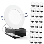 Sunco 24 Pack Ultra Thin Led Recessed Ceiling Inch 6000K Daylight Deluxe. Fixed Price $155.11.