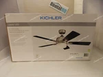 Kichler 300457AP Leeds Transitional 52" Ceiling Fan With Light Antique Pewter. Fixed Price $275.00.