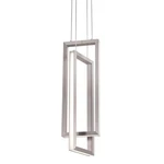 Cole Pendant - Led 24W 2400 Lm 120V Satin Nickel. Fixed Price $224.81.