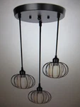 Yansun 3-LIGHT Modern Black Cluster Kitchen Island Mini Crystal Pendant. Fixed Price $61.16.