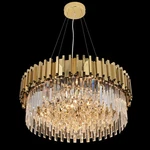 Modern Crystal Chandelier Lighting Led Pendant Lights Fixture With Stainless .... Fixed Price $942.28.