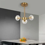 Vetrulus K9 Crystal Chandelier Globe Pendant Led Ceiling 3 Lights Bedroom. Fixed Price $55.89.