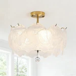 Elegant Modern Golden Crystal Chandelier For Living Room & Dining Areas. Fixed Price $133.99.