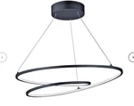 Chandelier Pendant ET2 Contemporary Lighting 24" LED-77W E21325-BK-ORIG $618. Fixed Price $325.00.