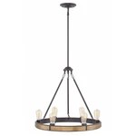 Hinkley Lighting 6 Everett Single Tier Chandelier, Bronze - 4395BZ. Fixed Price $219.99.