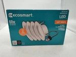 ECOSMART-60W-4 In. Dimmable White Integrated Led Recessed Trim Soft 4-PACK. Fixed Price $12.99.