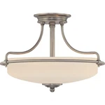 Griffin 3 Light Semi-flush Mount 12 Inches High-antique Nickel Finish. Fixed Price $299.99.