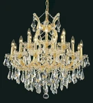 Elegant Lighting 2801D30/RC Maria Theresa 19 30"W Crystal - Gold. Fixed Price $2066.00.